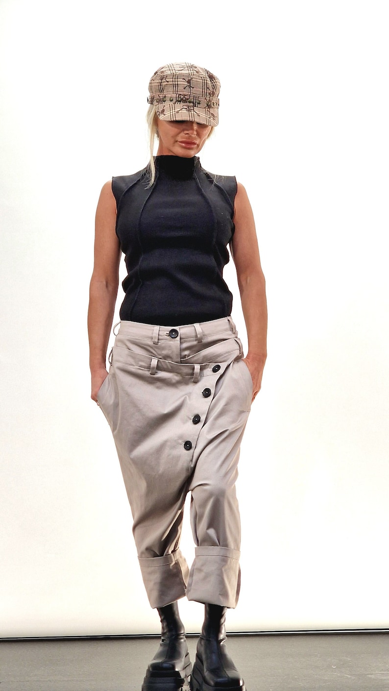 Baggy Pants, Harem Pants, Loose Drop Crotch Pants, Gipsy Pants, Loose Trousers, Maxi Pants, Extravagant Pants image 1