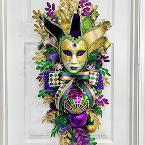 Mardi Gras Swag/ Wreath