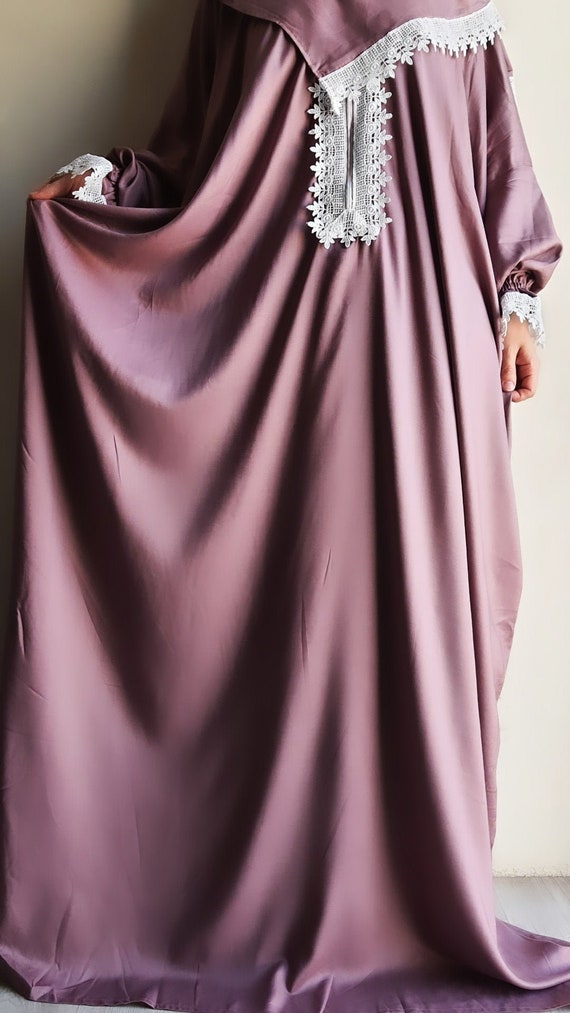 Handmade Cotton Prayer Dress from Madinah- Abaya - Jilbab- Kaftan - Isdal - Sharshaf - Eid Gift - muslimah - Modest - Prayerdress - Gebet