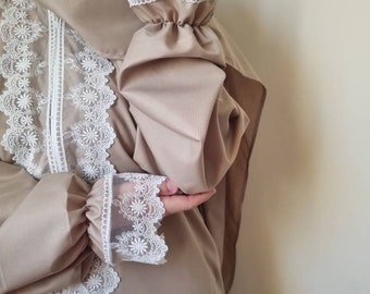 Bridal Editon -Luxurious Handmade Prayerdress from Madina - Nikah - Gift- Custom Made- Abaya- Jilbab- Isdal- Eid Gift -Muslima- prayer dress