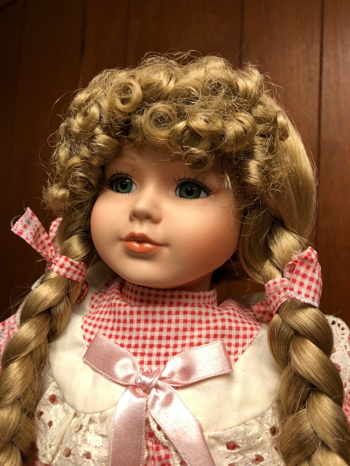 Brinns 1995 Collection Collectible Porcelain Doll Blonde Hair Etsy