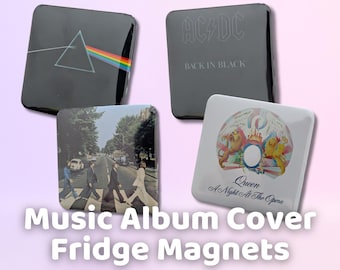 Custom Music Album Cover Fridge Magnet – Personalized Album Art Gift | 50x50mm | 2x2in