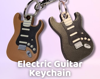 Fender Stratocaster-Inspired Guitar Keychain – ICONIC Design for Music Lovers | DURABLE & STYLISH Gift for Guitarists and Collectors