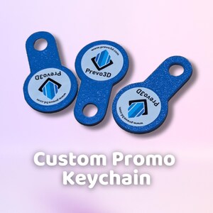 Custom KEYCHAIN – with Your Image or Logo | Perfect as PROMO Material | Also Acts as Shopping Cart Release Coin | NFC Version Available!