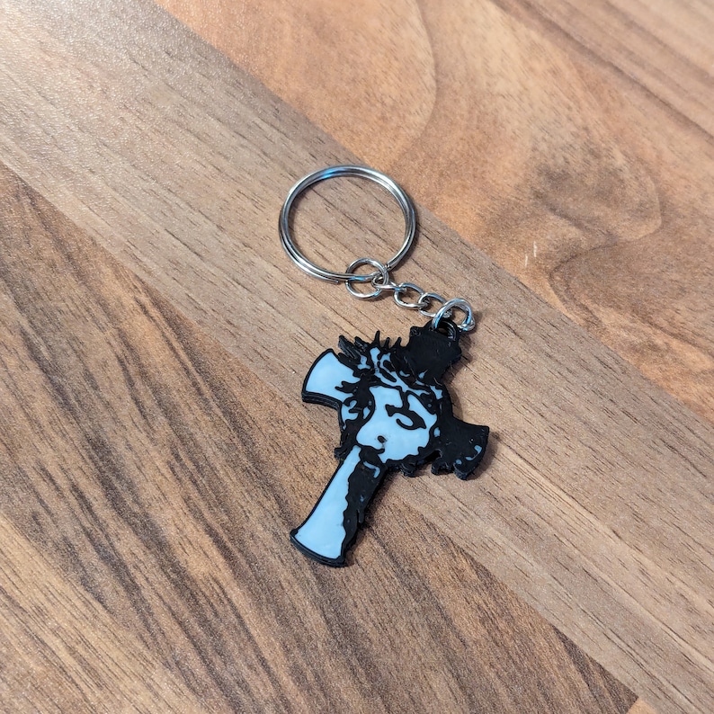 Christ Cross KEYCHAIN Holy Spirit Keychain Our Savior JESUS