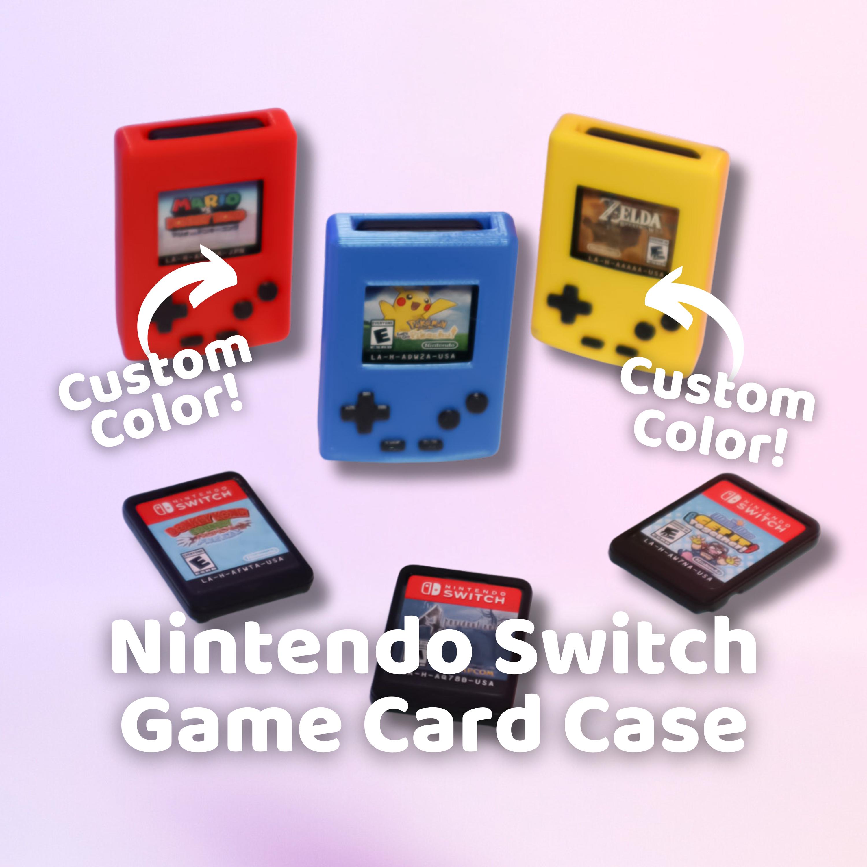 Gameboy Style Nintendo Switch Game Card Holder | Retro 3D Printed