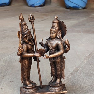Shiv vishnu copper statue || Lord Shiva and vishnu statue || Gifting sudarsan chakra || collectable copper statue ||