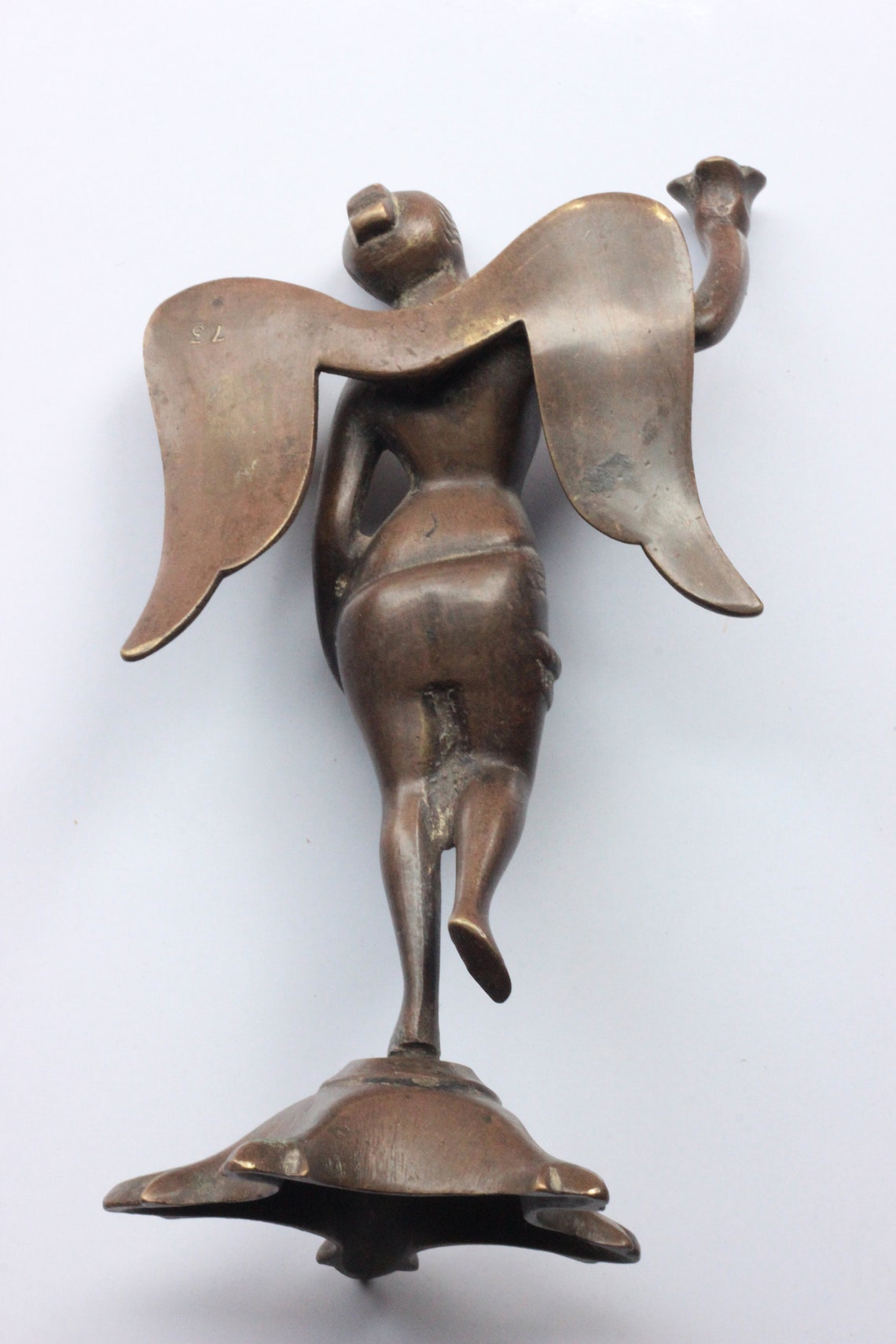 Bronze Candle Holder Lady Statue / Candle Holder Statue Etsy