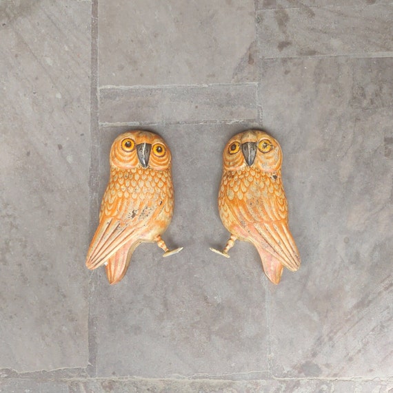 Owl Pair Wooden Animal Owl Pair Wooden Animal