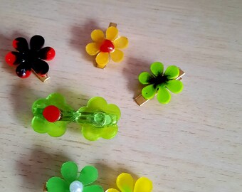 Haarclips met bloemen