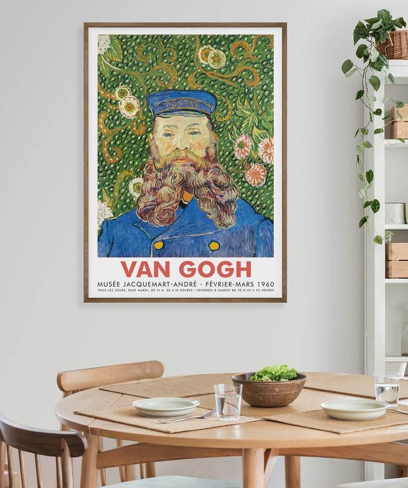 Van Gogh Art Exhibition Digital Download Poster Vintage Print | Etsy