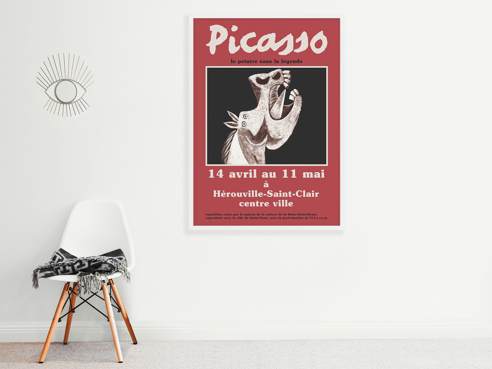 Pablo Picasso Art Exhibition Digital Download Poster Vintage Etsy