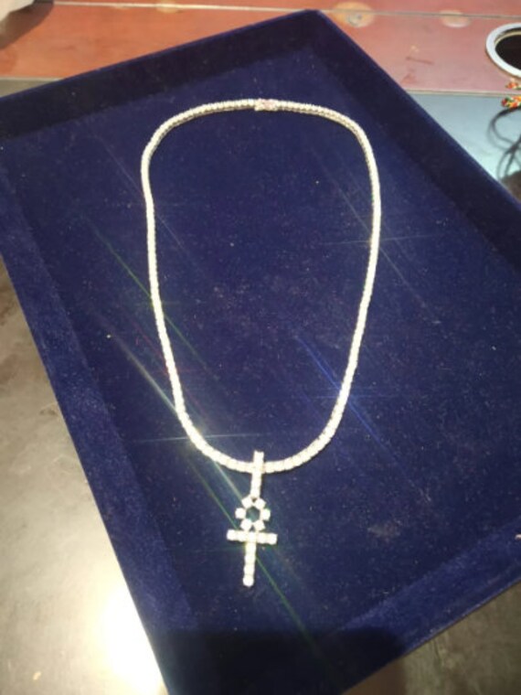 Moissanite Necklace/ Charles \u0026 Colvard 
