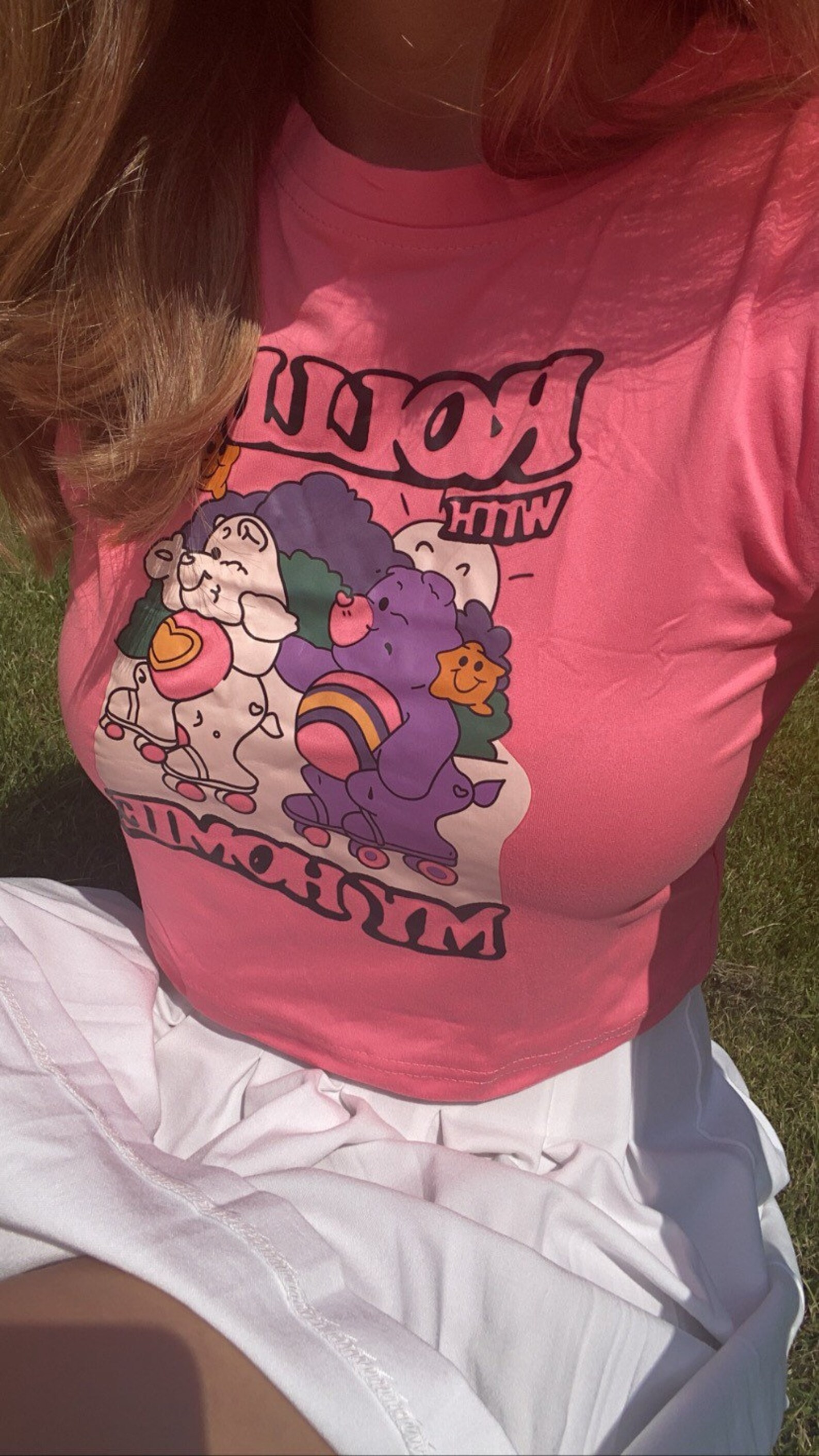 care bear crop top
