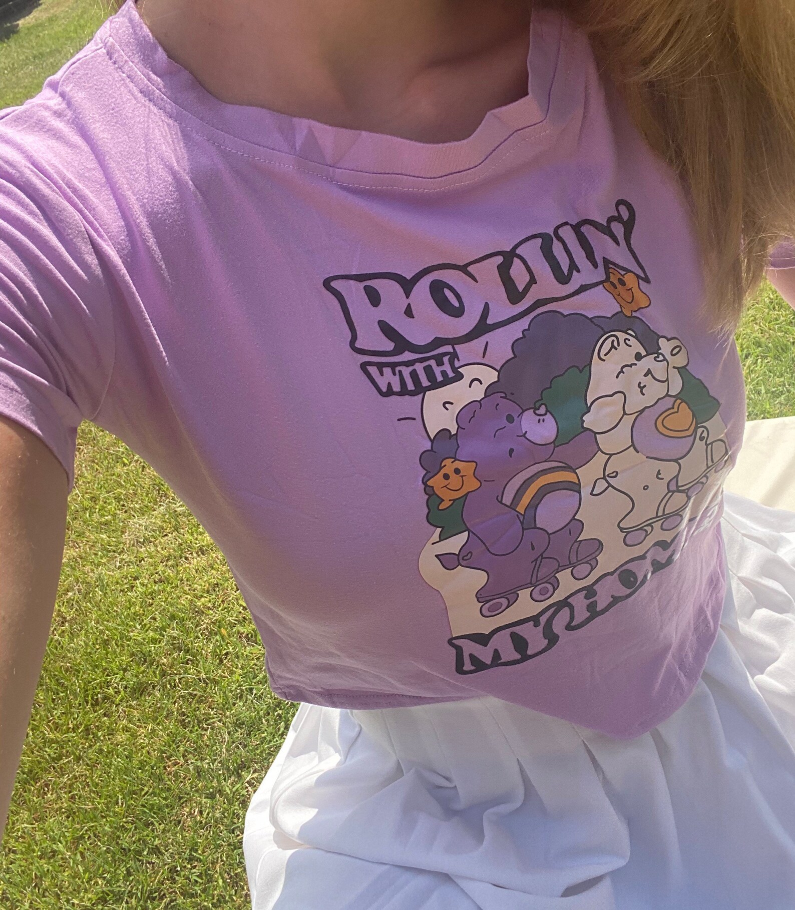 care bear crop top