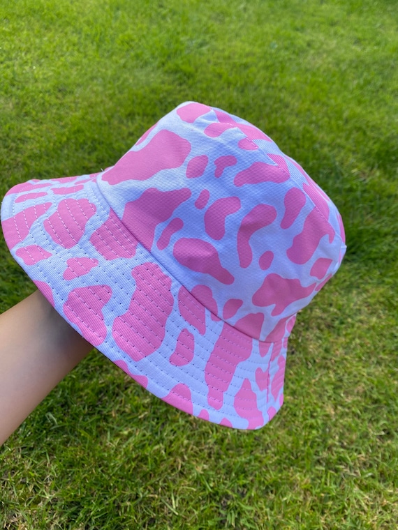 cow print bucket hat