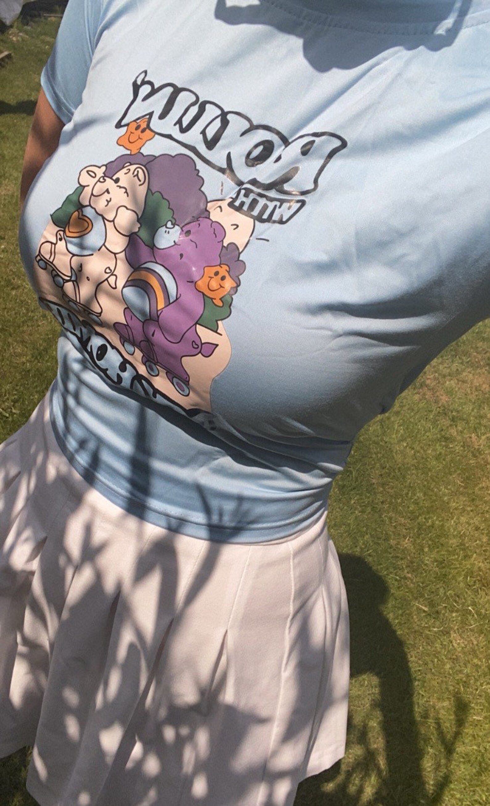 care bear crop top