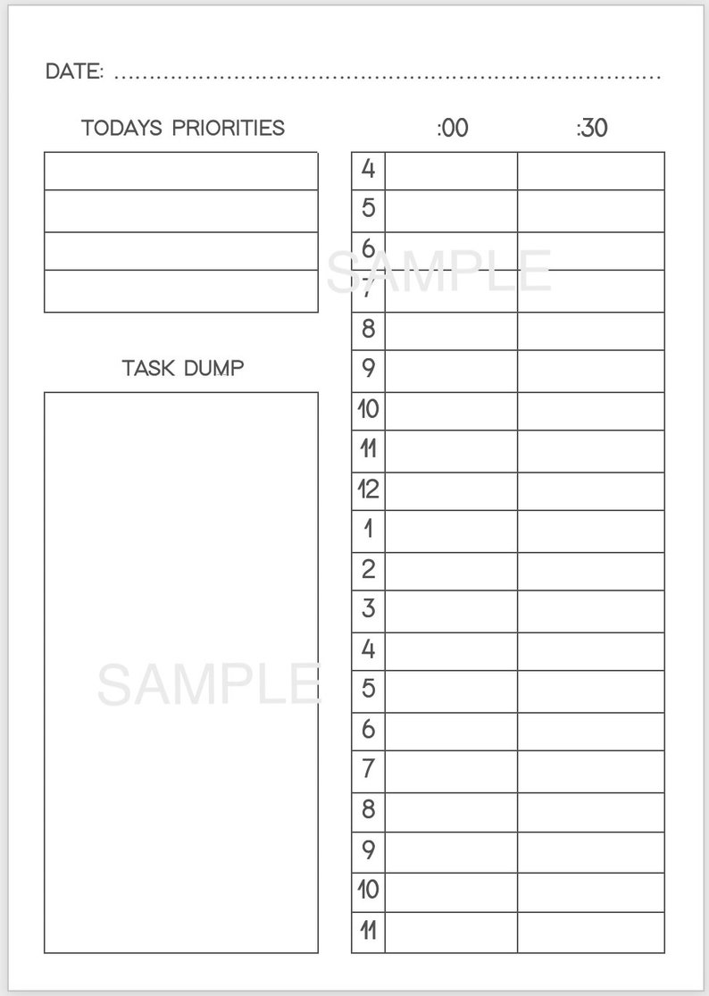Timeboxing Template Pdf