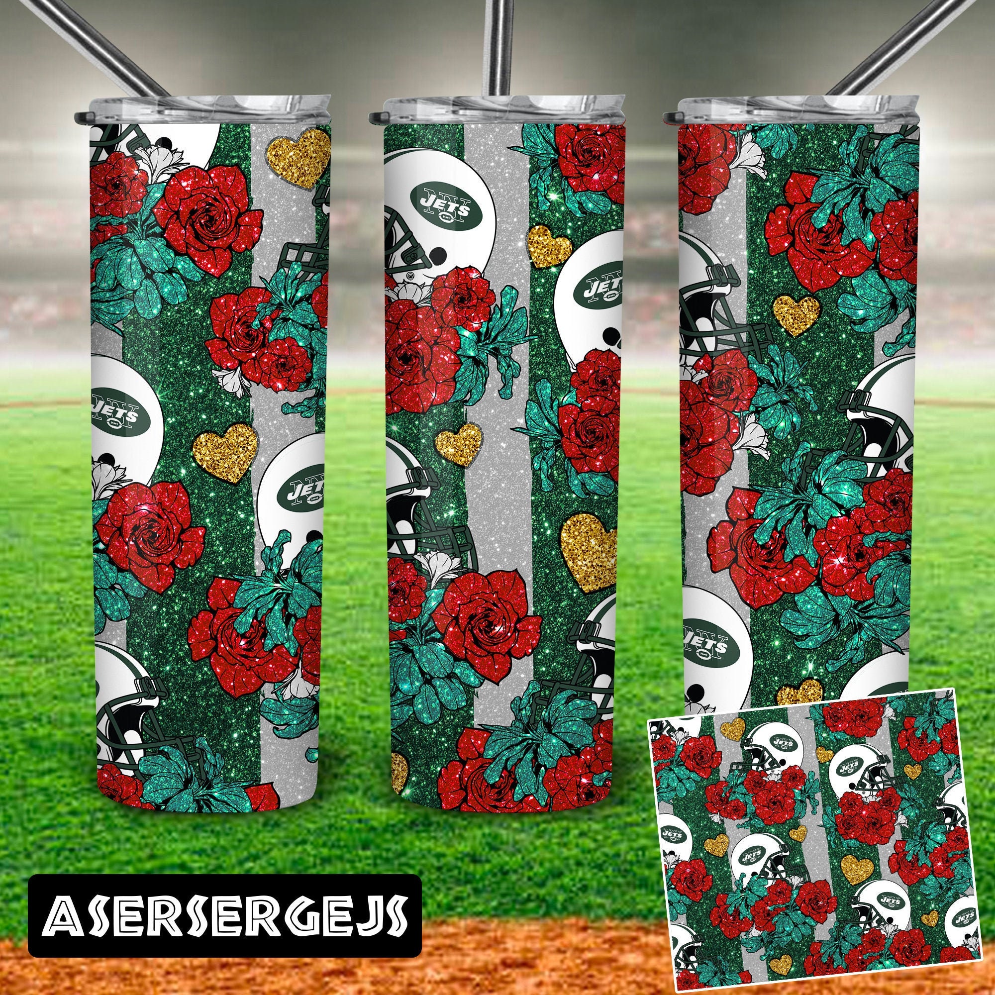 Jets Tumbler PNG Wrap Sublimation | Etsy