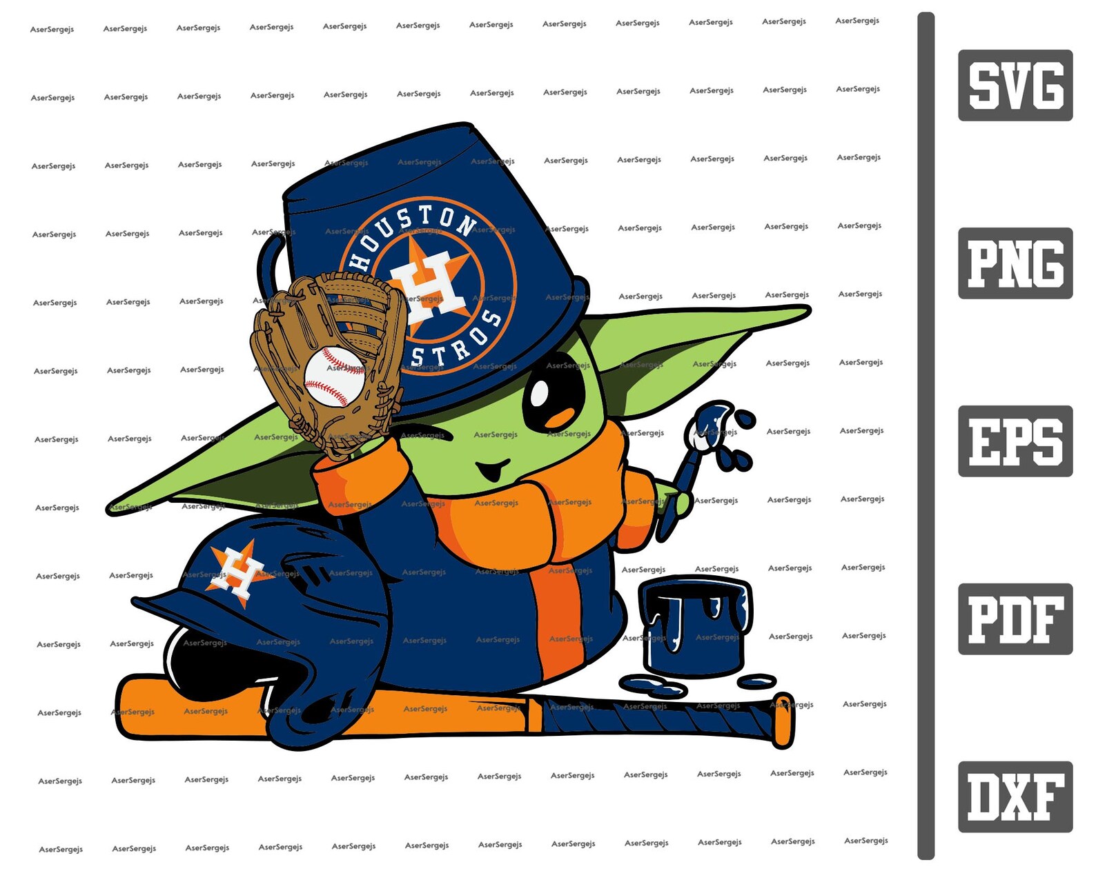 Download Baby Yoda Drawing Astros Baseball Svg Astros Baby Yoda Svg | Etsy