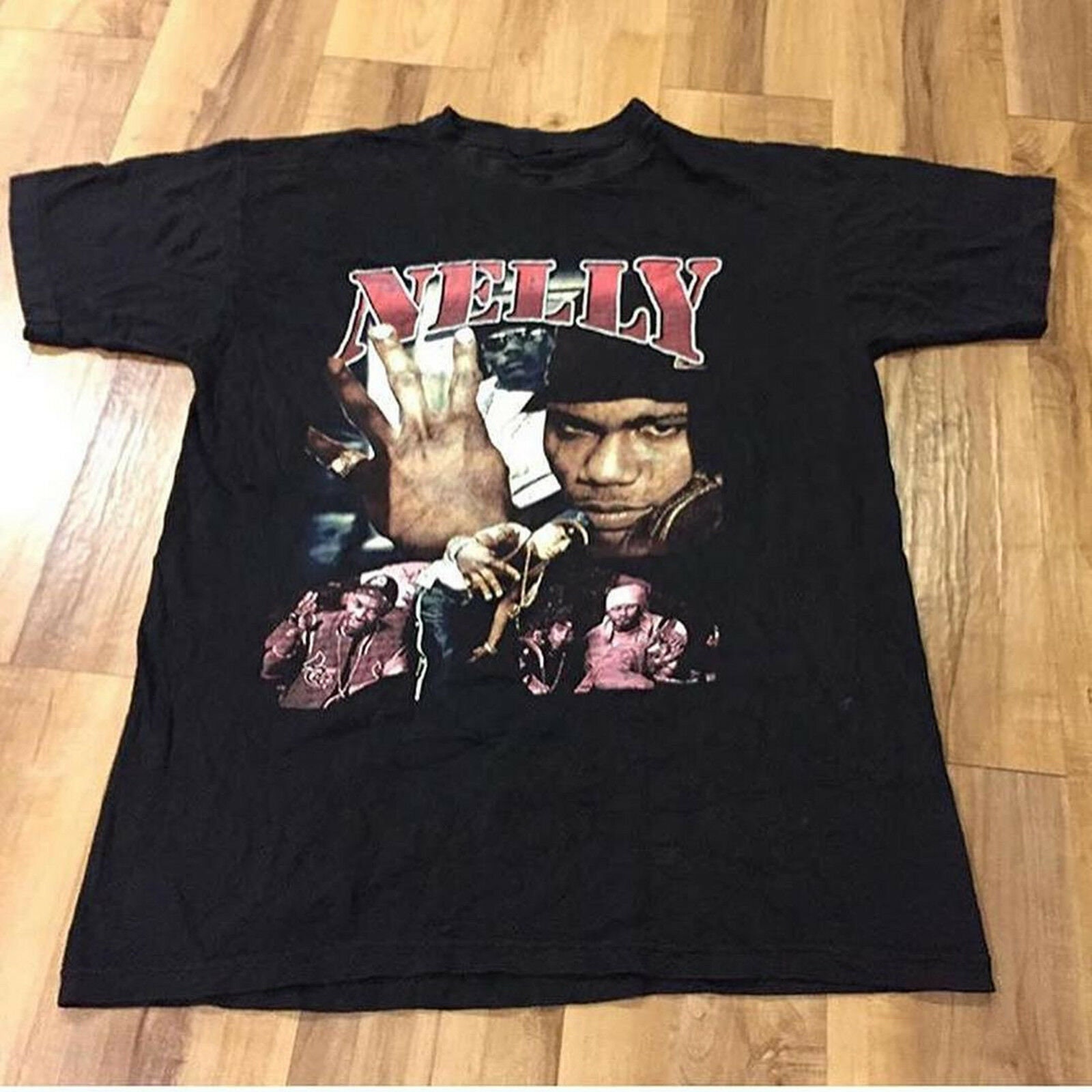 NELLY Shirt VTG Retro Black T Shirt | Etsy