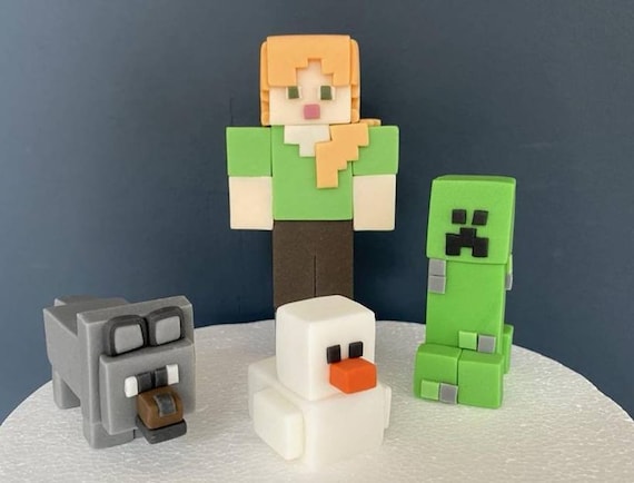 Minecraft cake toppers – SugArtFactory