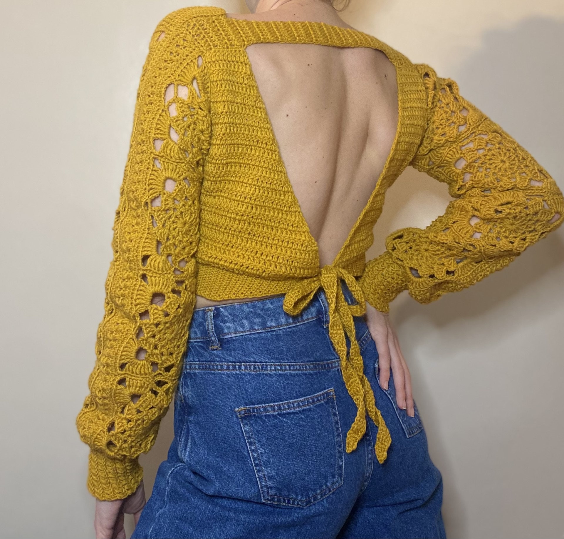 Tie back cardigan deals