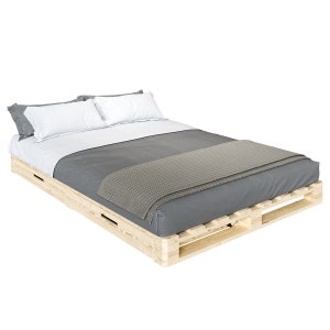 Platform Bed,  Wooden Platform Bed Frame, Pallet Bed, Handmade Pallet Bed, Modern Platform Bed