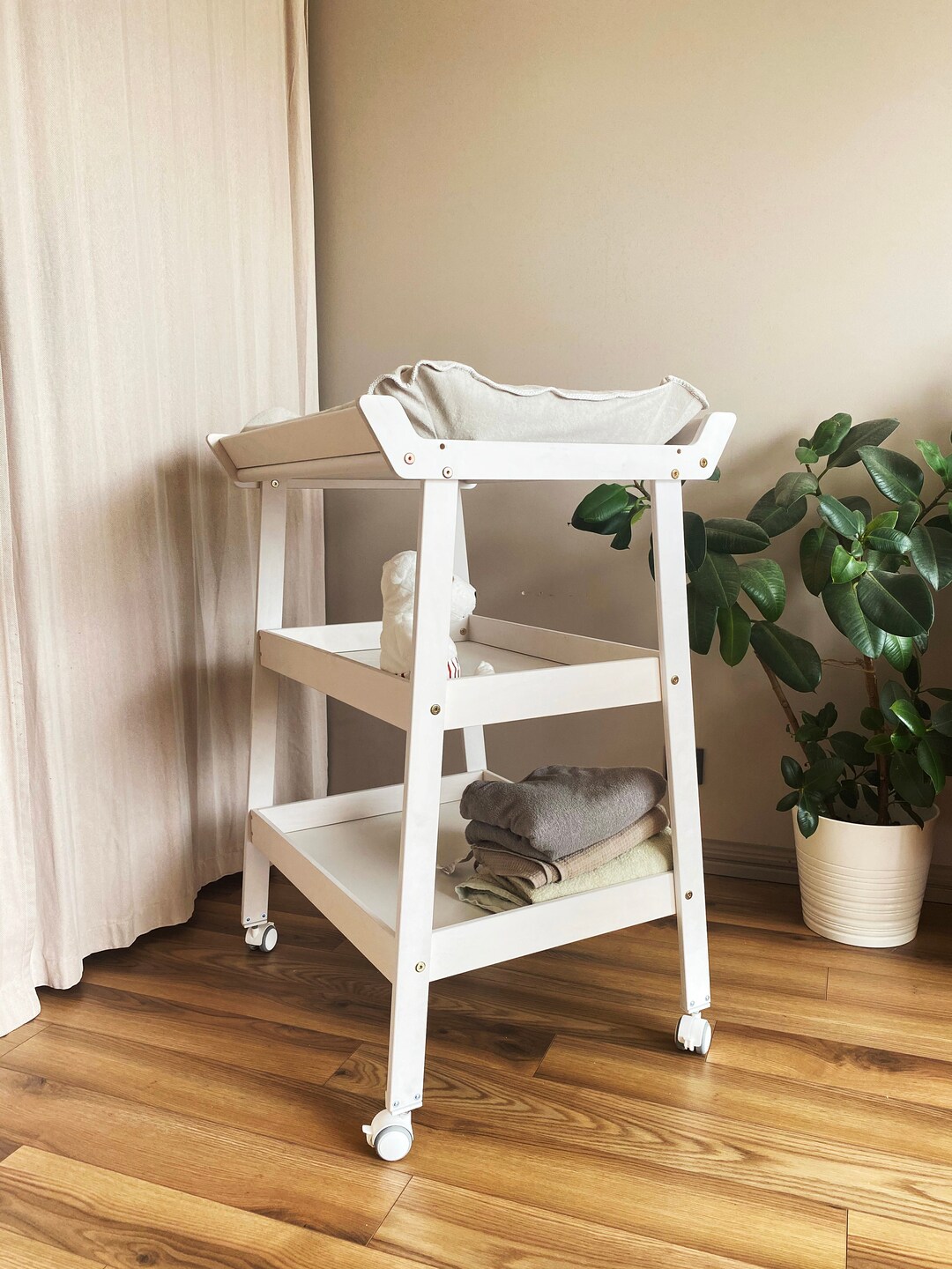 White Changing Baby Table Changing Tray Changing Table Etsy