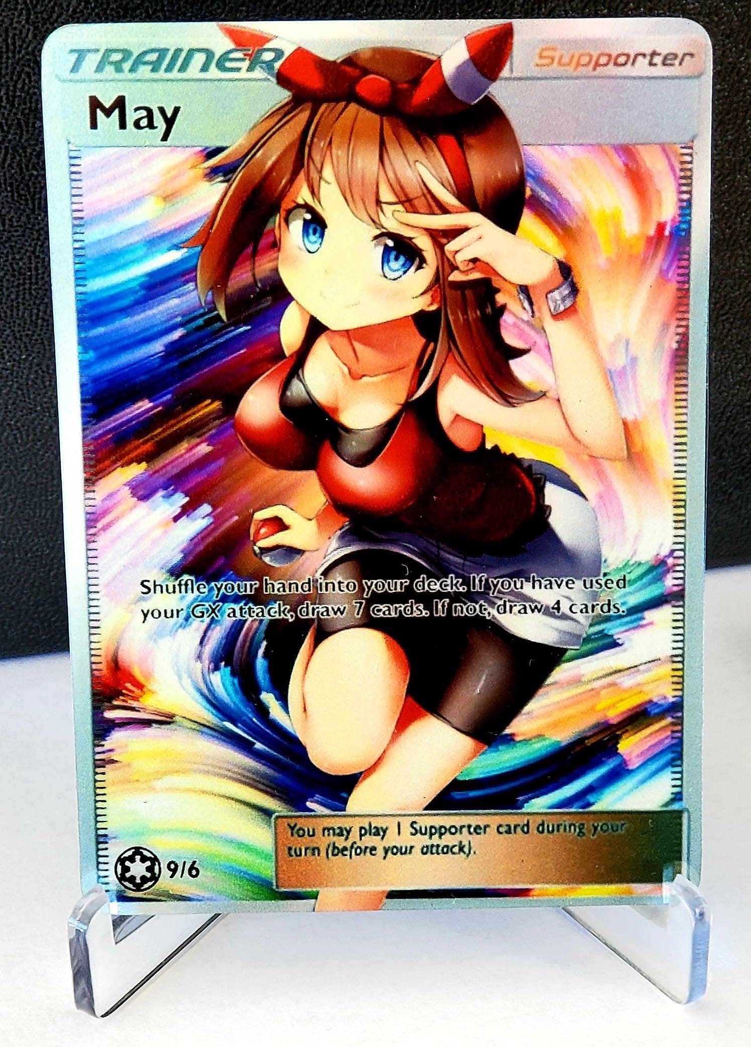 Custom Fan Made Orica Pokemon Card MAY Full Art
