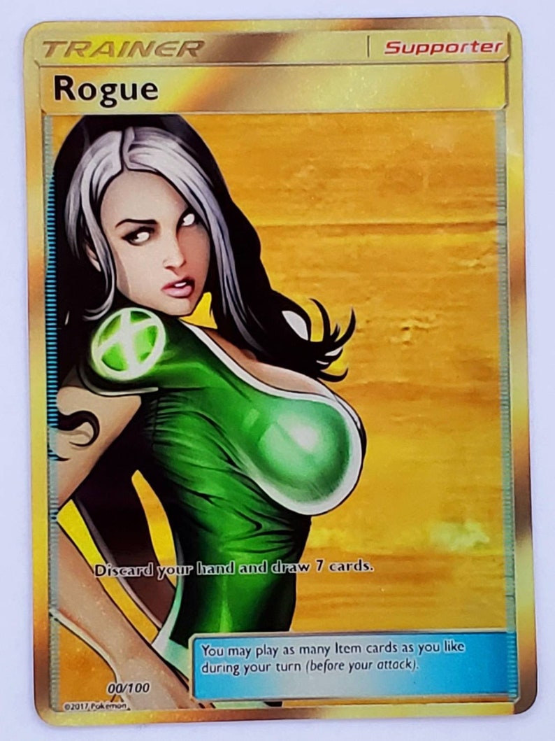 Custom Fan Made Orica Pokemon Card ROGUE Full Art ...