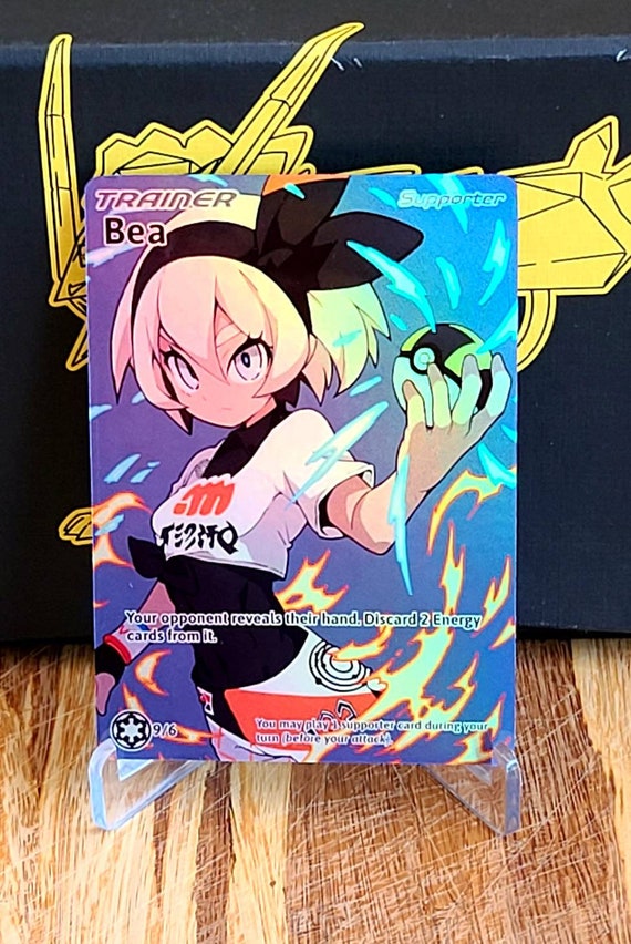 Card Games Games & Puzzles Toys & Games tcg anime manga artwork FULL ART Holographic Custom Fan Made Orica Pokemon Card BEA Card Games Games & Puzzles Toys & Games tcg anime manga artwork FULL ART Holographic Custom Fan Made Orica Pokemon Card BEA