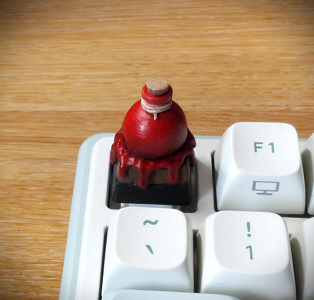 Keycap Potion Bottle Dungeons and Dragons Dnd Gift Artisan – Hand ...