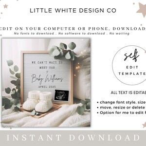 Digital Pregnancy announcement for social media.
Baby reveal ideas, social media pregnancy announcement, New baby announcement,
Baby reveal, gender neutral pregnancy announcement, simple, minimalistic pregnancy announcement