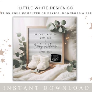 Digital Pregnancy announcement for social media.
Baby reveal ideas, social media pregnancy announcement, New baby announcement,
Baby reveal, gender neutral pregnancy announcement, simple, minimalistic pregnancy announcement