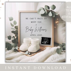 Digital Pregnancy announcement for social media.
Baby reveal ideas, social media pregnancy announcement, New baby announcement,
Baby reveal, gender neutral pregnancy announcement, simple, minimalistic pregnancy announcement