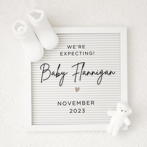 Baby Announcement, Birth Announcement, Digital Pregnancy Announcement, Gender Neutral Template,  Baby Reveal, baby announcement social media