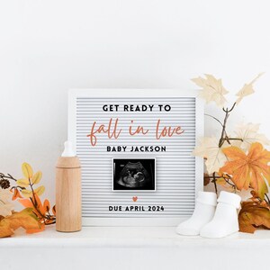 Autumn/Fall Digital Pregnancy Announcement Baby Announcement Social Media Reveal Gender Neutral Pregnancy Announce Pumpkin pregnancy reveal