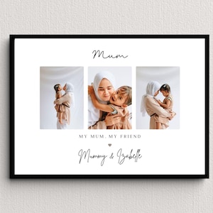Benutzerdefinierte Mama Foto Geschenk, Muttertagsgeschenk, personalisierte Mama Foto Collage Geschenk von Kindern, Mama, Mama, Mutter Geschenk, Foto Geschenk für Muttertag