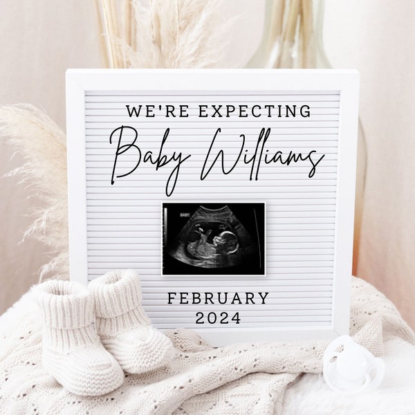 Pregnancy Announcement Neutral Pregnancy Announcement Digital Download Boho Baby Digital Pregnancy Announcement Baby Reveal