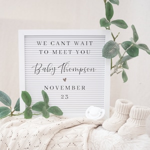 Digital Pregnancy Announcement, Pregnancy Reveal, Social Media, Neutral, Boho baby announcement for Facebook, Instagram, Pregnancy Reveal