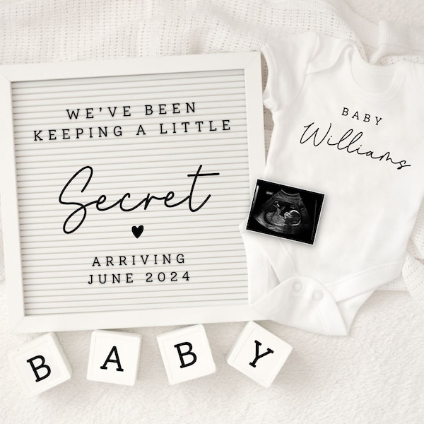 Pregnancy Announcement Digital Neutral Baby Announcement Girl Gender Reveal Boy Announce Pregnancy Editable Template Social Media Reveal