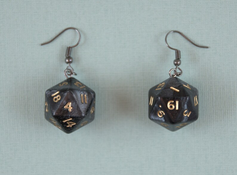 DnD Dice Earrings Cute Personality Adventure DnD Etsy
