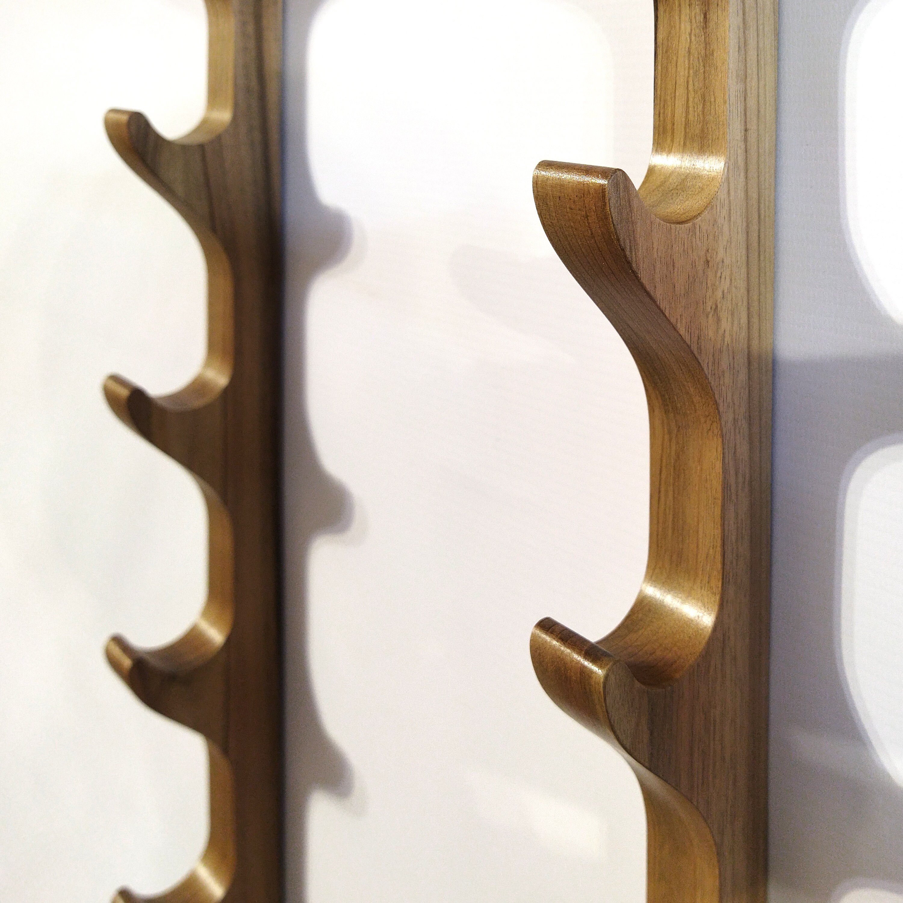 Nussbaum Holz Multi-Size Wandregal 8 Lagen | Etsy