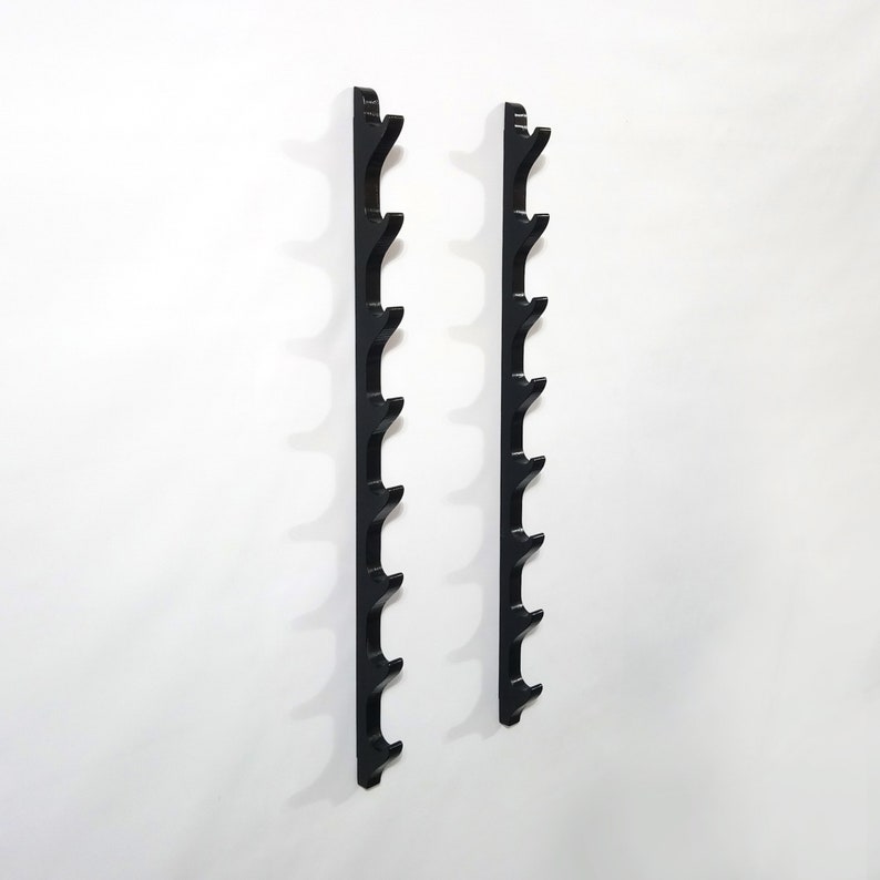 Wooden multi-size sword, katana, bokken, stand - sword, katana, bokken wall rack - 8 layers 