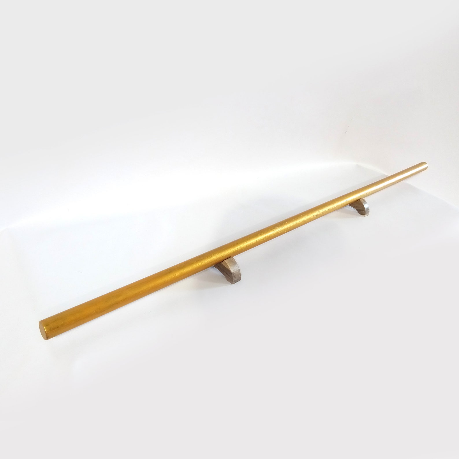 Gold handcrafted Ash wood Jo staff 50.4 inch/128 cm Etsy