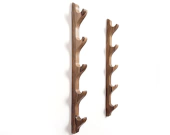 Wooden multi-size wall rack - 5 layers