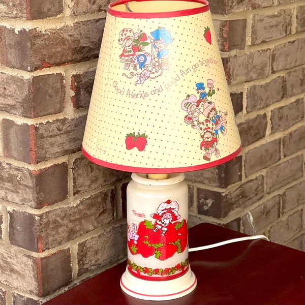 Strawberry Shortcake Lamp Etsy