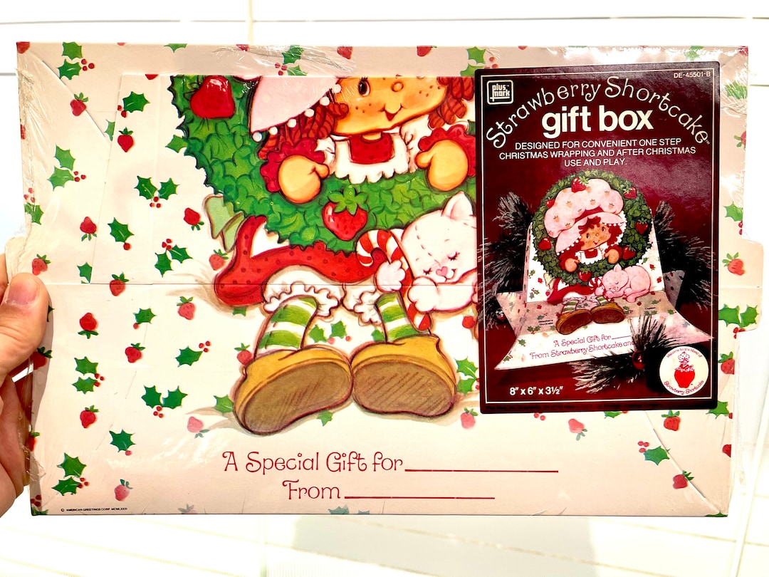 NEW / SEALED Vintage Strawberry Shortcake Christmas Gift Box - Etsy UK