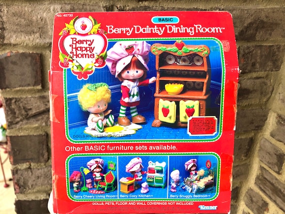 Lot Charlotte Aux Fraises Kenner 1983 - Berry Happy Home Avec Accessoires